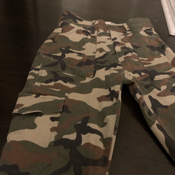 High Rise Skinny Cargo Pants - Picture 3 of 6